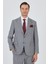 Gri Mono Yaka Esnek 4 Drop Comfort Fit Classic Takım Elbise 1001250159 3