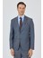 Mavi Mono Yaka Düz 2 Düğme Classic Yünlü Slim Fit Takım Elbise 1001250175 1
