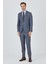 Mavi Mono Yaka Düz 2 Düğme Classic Yünlü Slim Fit Takım Elbise 1001250175 2