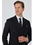 Siyah Kılıç Yaka Düz Kruvaze Classic Esnek Slim Fit Takım Elbise 1001250172 5