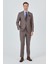 Turuncu Mono Yaka Düz 2 Düğme Classic Yünlü Slim Fit Takım Elbise 1001250175 2