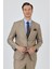 Bej Mono Yaka Düz 2 Düğme Classic Yünlü Slim Fit Takım Elbise 1001250175 3