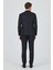 Düz Filafil Mono Yaka Tam Astar Yelekli 6 Drop Slim Fit Takım Elbise 1001250171 5