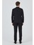 Düz Filafil Mono Yaka Tam Astar Yelekli 6 Drop Slim Fit Takım Elbise 1001250171 5