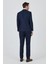 Düz Filafil Mono Yaka Tam Astar Yelekli 6 Drop Slim Fit Takım Elbise 1001250171 5