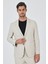 Bej Kılıç Yaka Esnek 6 Drop Slim Fit Classic Takım Elbise 1001250100 1