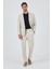 Bej Kılıç Yaka Esnek 6 Drop Slim Fit Classic Takım Elbise 1001250100 2