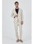 Bej Kılıç Yaka Esnek 6 Drop Slim Fit Classic Takım Elbise 1001250100 4
