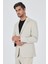 Bej Kılıç Yaka Esnek 6 Drop Slim Fit Classic Takım Elbise 1001250100 5