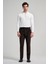 Koyu Kahverengi Pamuklu Yandan Cepli Comfort Fit Kadife Pantolon 1003245160 2