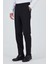 Siyah Yan Cep Açık Paça Comfort Fit Esnek Classic Pantolon 1003250907 3