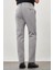 Gri Pamuklu Yandan Cepli Casual Comfort Fit Chino Pantolon 1003245169 4