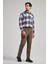 Koyu Bej Pamuklu Yandan Cepli Comfort Fit Kadife Pantolon 1003245160 2