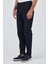 Koyu Lacivert Gabardin Yan Cep Düz Paça Casual Comfort Fit Pamuklu Chino Pantolon 1003250211 2