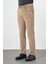 Bej Pamuklu Yandan Cepli Comfort Fit Kadife Pantolon 1003245160 3