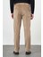 Bej Pamuklu Yandan Cepli Comfort Fit Kadife Pantolon 1003245160 5