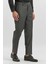 Koyu Antrasit Esnek Yandan Cepli Comfort Fit Classic Pantolon 1003240163 2