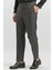 Koyu Antrasit Esnek Yandan Cepli Comfort Fit Classic Pantolon 1003240163 3