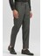 Koyu Antrasit Esnek Yandan Cepli Comfort Fit Classic Pantolon 1003240163 5