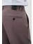 Füme Pamuklu Yandan Cepli Casual Comfort Fit Chino Pantolon 1003245169 5