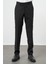 Siyah Esnek Yandan Cepli Comfort Fit Classic Pantolon 1003240914 6