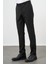 Siyah Esnek Yandan Cepli Comfort Fit Classic Pantolon 1003240914 7