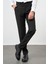 Siyah Esnek Yandan Cepli Comfort Fit Classic Pantolon 1003240914 8