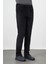 Siyah Pamuklu Yandan Cepli Comfort Fit Kadife Pantolon 1003245160 4