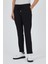 Siyah Esnek Lastikli Yandan Cepli Casual Comfort Fit Jogger Pantolon 1003250210 3