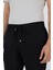 Siyah Esnek Lastikli Yandan Cepli Casual Comfort Fit Jogger Pantolon 1003250210 4