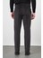 Koyu Antrasit Pamuklu Yandan Cepli Comfort Fit Kadife Pantolon 1003245160 5