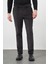 Koyu Antrasit Pamuklu Yandan Cepli Comfort Fit Kadife Pantolon 1003245160 1