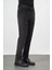 Koyu Antrasit Pamuklu Yandan Cepli Comfort Fit Kadife Pantolon 1003245160 3