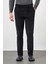 Siyah Pamuklu Yandan Cepli Comfort Fit Kadife Pantolon 1003245160 2