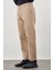Koyu Bej Pamuklu Yandan Cepli Casual Comfort Fit Chino Pantolon 1003245169 3
