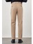Koyu Bej Pamuklu Yandan Cepli Casual Comfort Fit Chino Pantolon 1003245169 4
