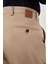 Koyu Bej Pamuklu Yandan Cepli Casual Comfort Fit Chino Pantolon 1003245169 5