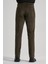 Koyu Haki Pamuklu Yandan Cepli Comfort Fit Kadife Pantolon 1003245160 5