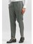 Füme Esnek Yandan Cepli Comfort Fit Classic Pantolon 1003240163 4