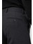 Siyah Esnek Yandan Cepli Casual Comfort Fit Chino Pantolon 1003245158 4
