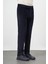 Koyu Lacivert Pamuklu Yandan Cepli Comfort Fit Kadife Pantolon 1003245160 2
