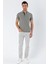 Kısa Kollu Armürlü Düğmeli Yaka Cepsiz Klasik Slim Fit Dar Kesim T-Shirt 1011230165 4