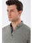 Kısa Kollu Armürlü Düğmeli Yaka Cepsiz Klasik Slim Fit Dar Kesim T-Shirt 1011230165 5
