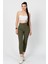 Zr Model Pens Detaylı Yüksek Bel Kumaş Pantolon 30062 1