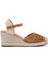 Kadın Taba Bilekten Tokalı Dolgu Topuklu Espadril 25SFE40186F 1