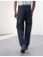 Keten Karışımlı Geniş Paça Jean Pantolon 4