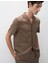 Pamuk Karışımlı Geometrik Desenli Pijama Üstü 4