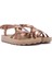 Kadın Bronz Kalın Tabanlı Metalik Sandalet 25SFE465132 3