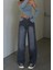 Yeni Gri Double Fire Skull Streetwear Yıkamalı Jean Pantolon 4