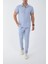 Slim-Fit Waffle Erkek Alt Üst Takım 1